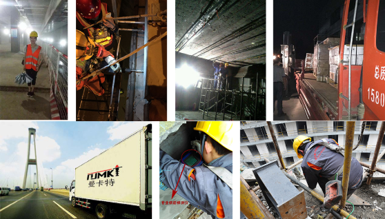 曼卡特的技術(shù)人員在協(xié)助工程施工！