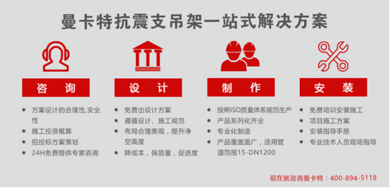 一站式解決您的抗震支架需求，就在曼卡特~